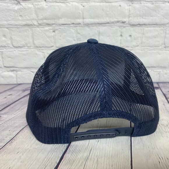 San Rafael Baseball Hat Snapback Cap The Classics by YUPOONG Mesh Back Navy Blue - Picture 3 of 6